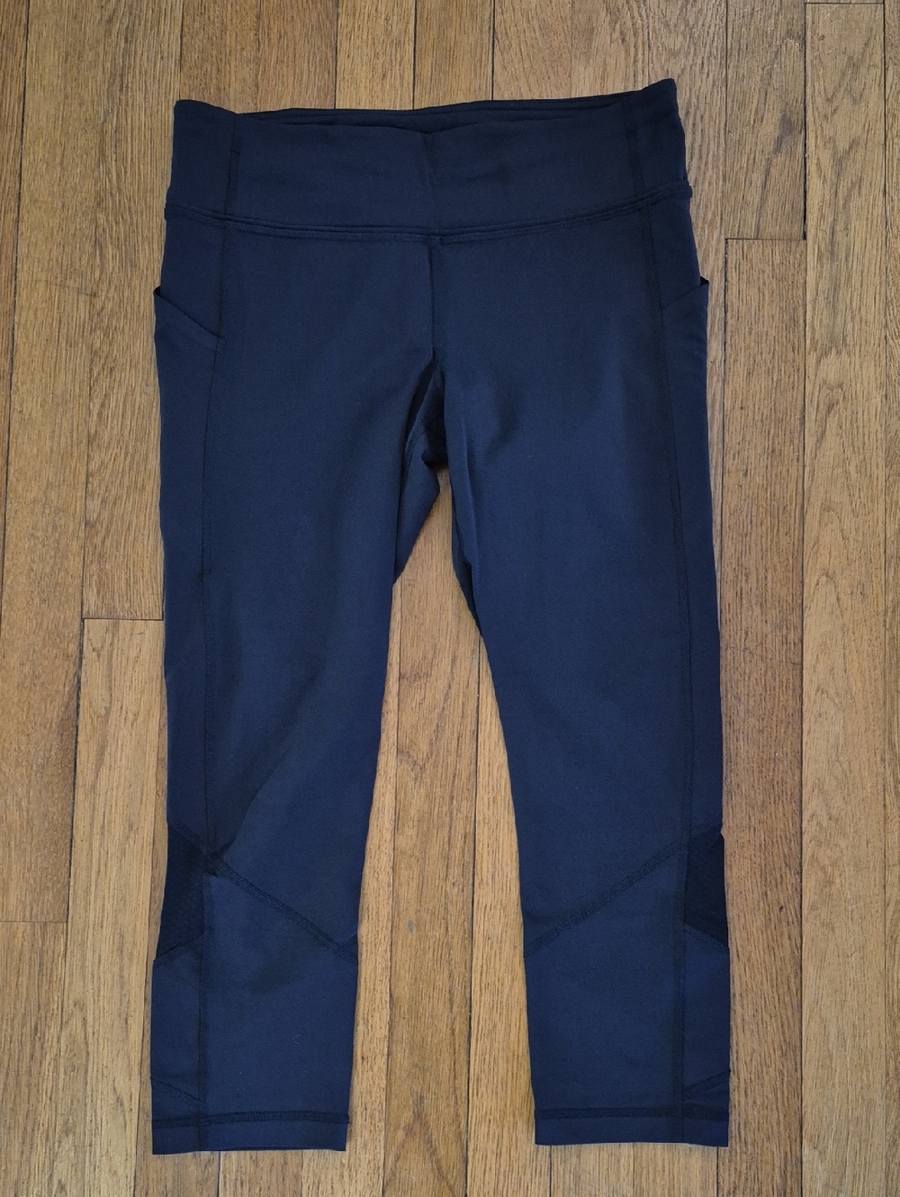 Lululemon Pace Rival Crops In Black